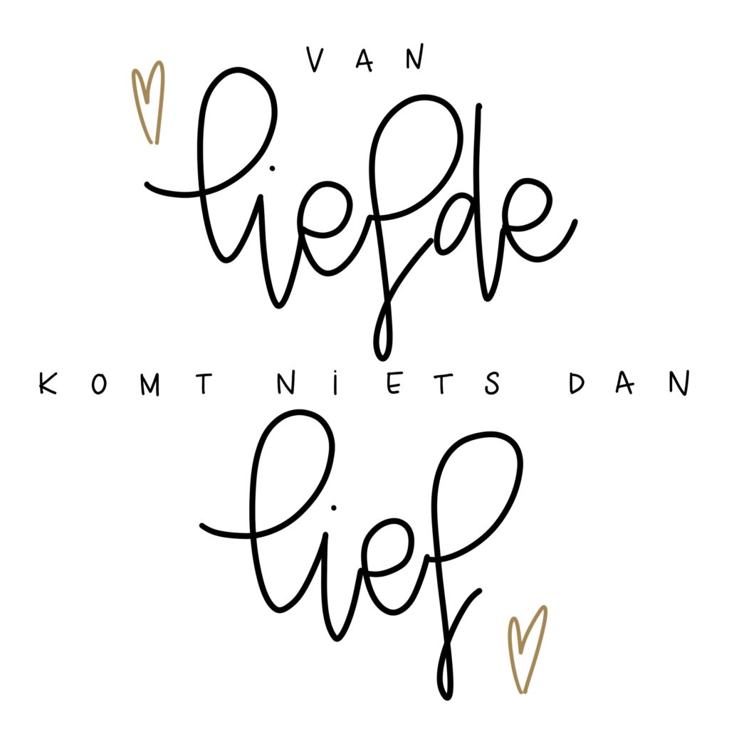 Van Liefde Komt Niets Dan Lief By Birthe