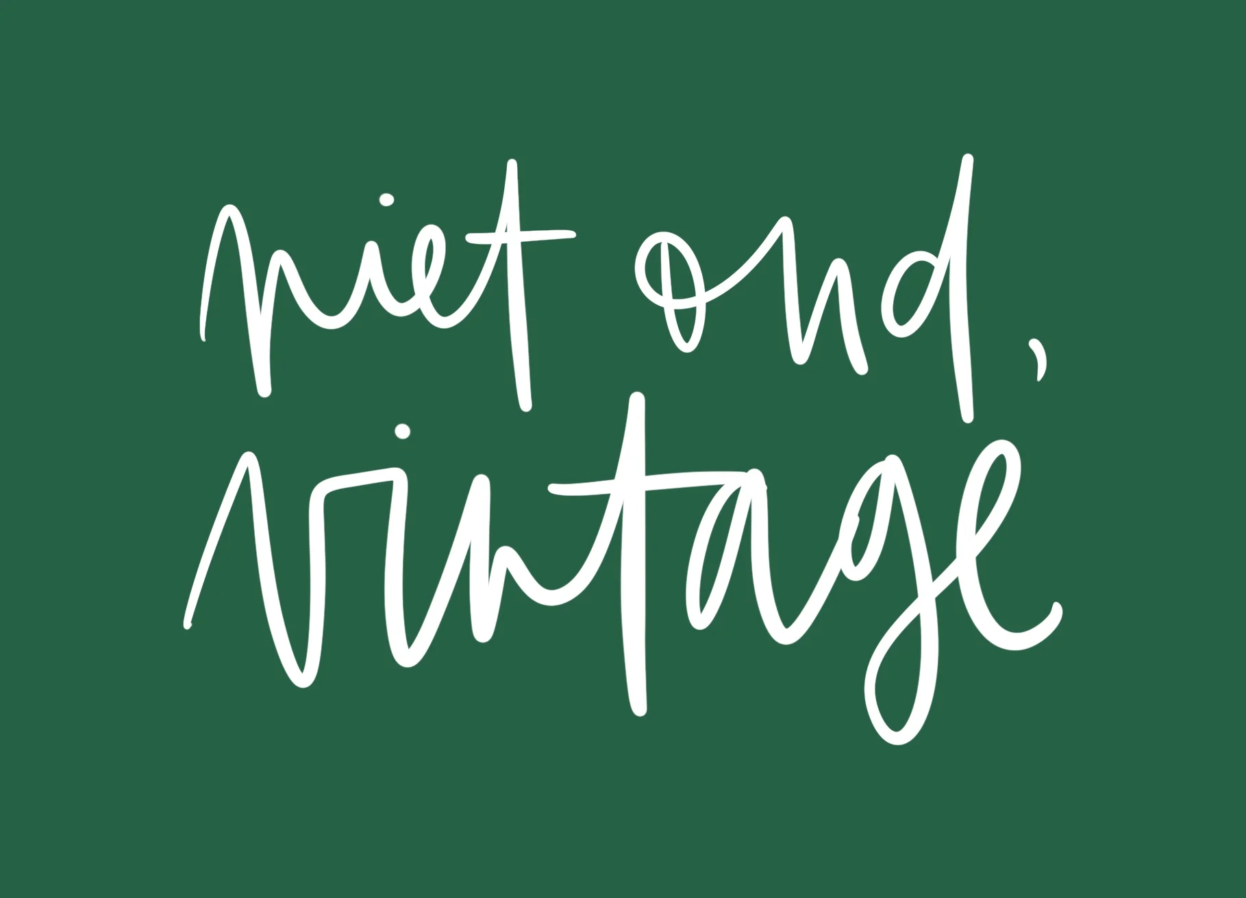 Kleur - Niet oud, vintage - Groen